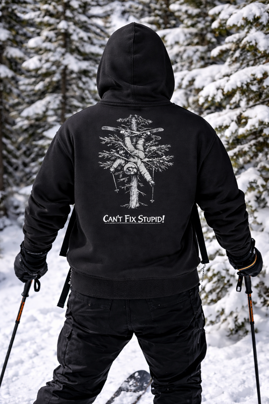 “Can’t Fix Stupid” Boxy Hoodie