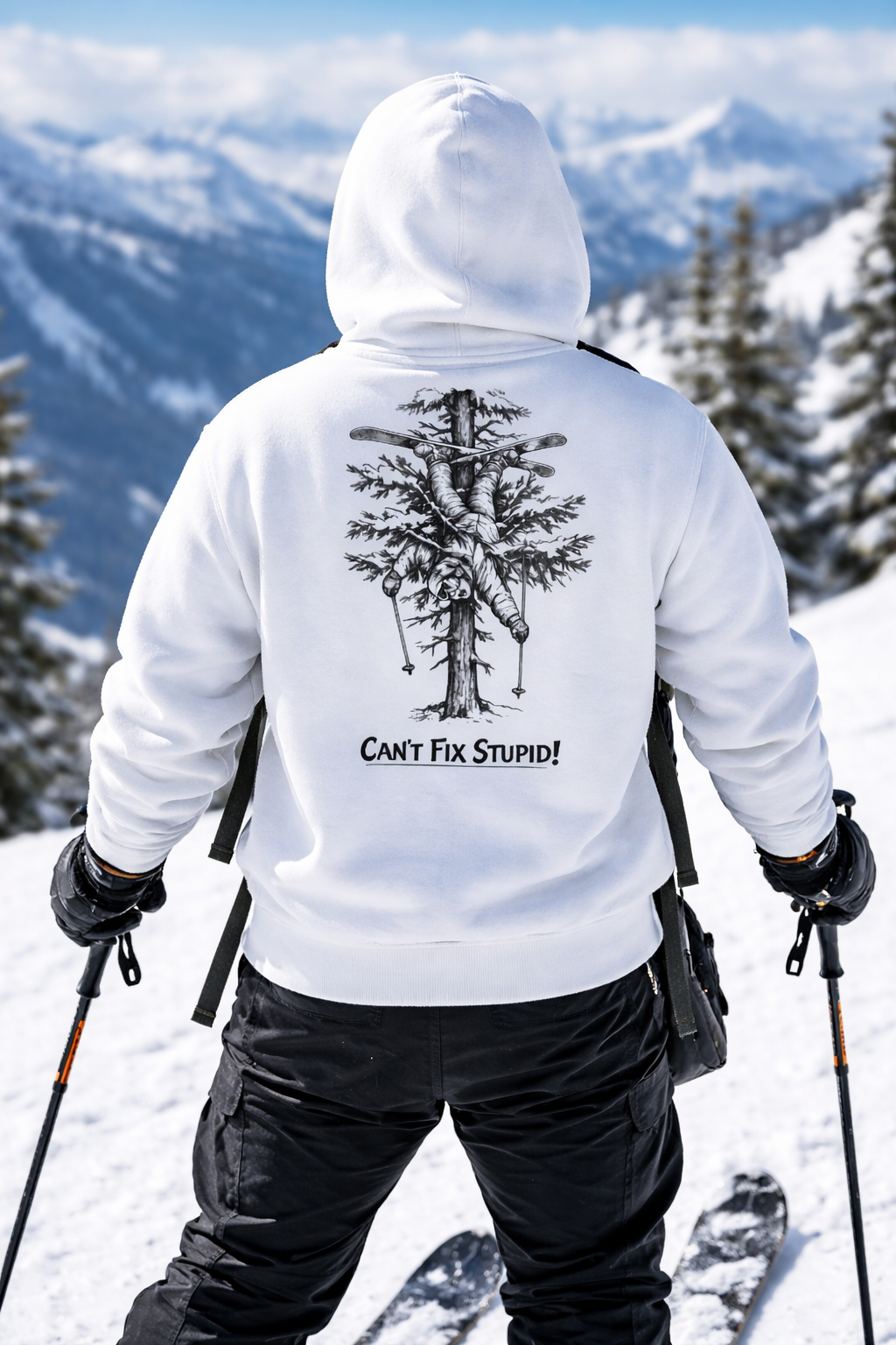 “Can’t Fix Stupid” Boxy Hoodie