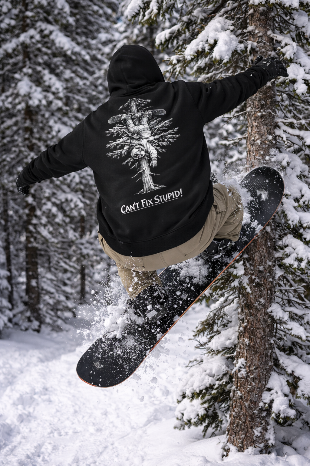“Can’t Fix Stupid” Boxy Hoodie