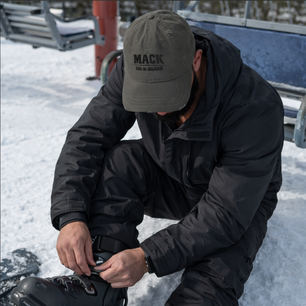 Signature Embroidered Distressed Cap